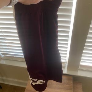 Maroon shorts